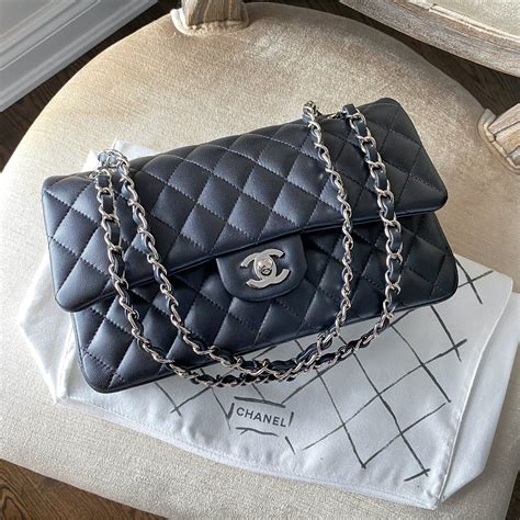 black chanel bag silver hardware